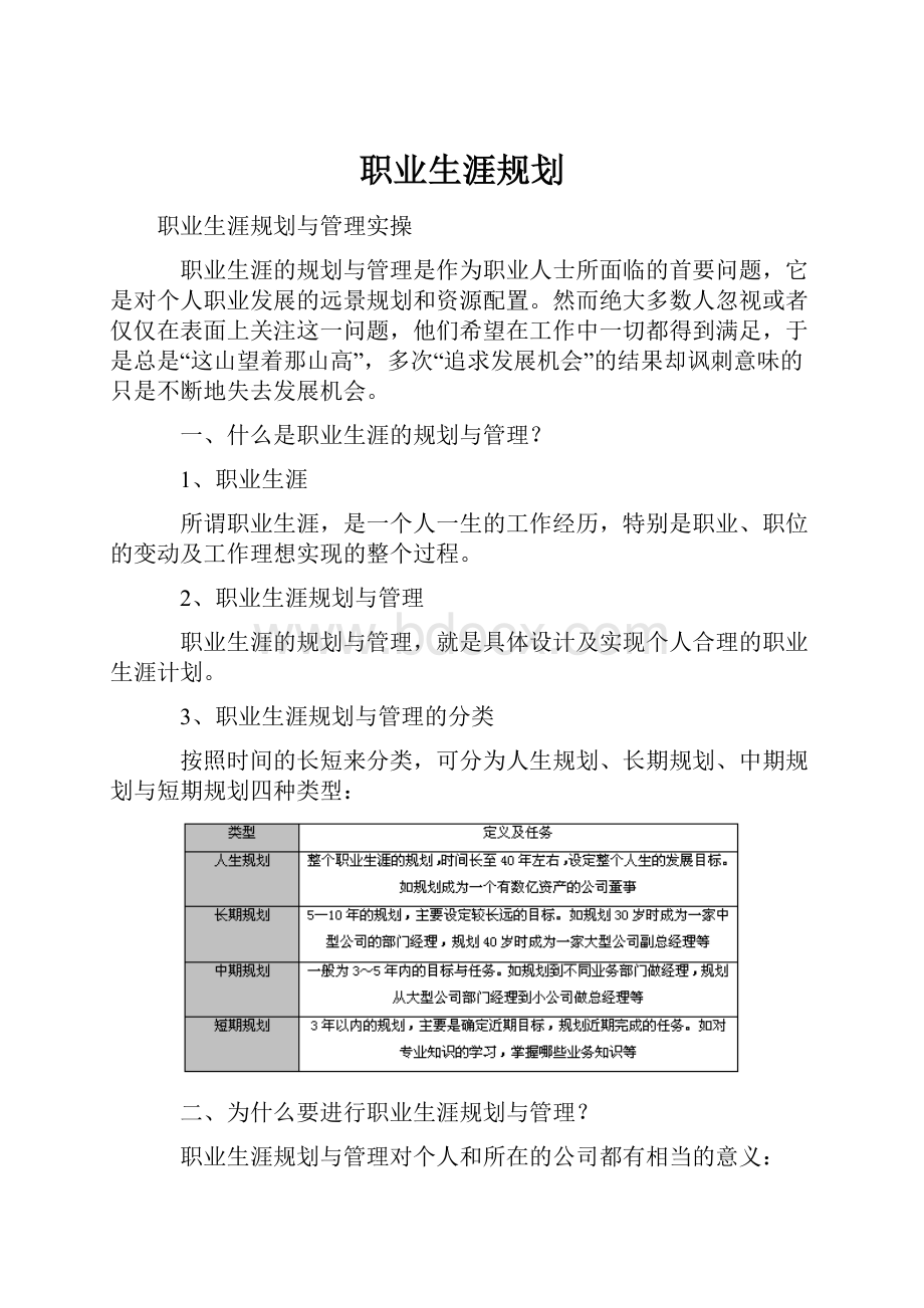 职业生涯规划.docx