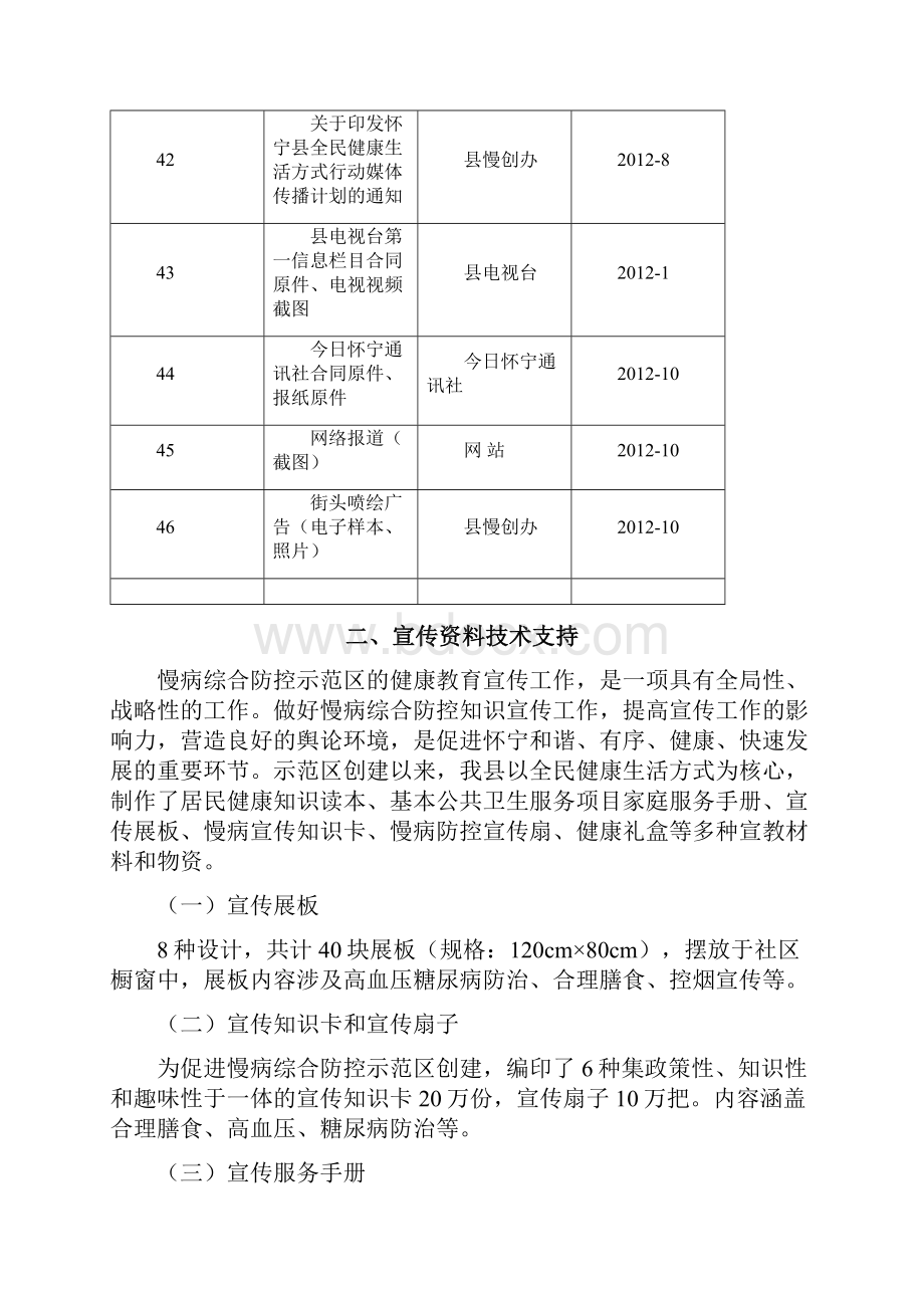 创建慢病示范区健康教育和健康促进汇报.docx_第2页