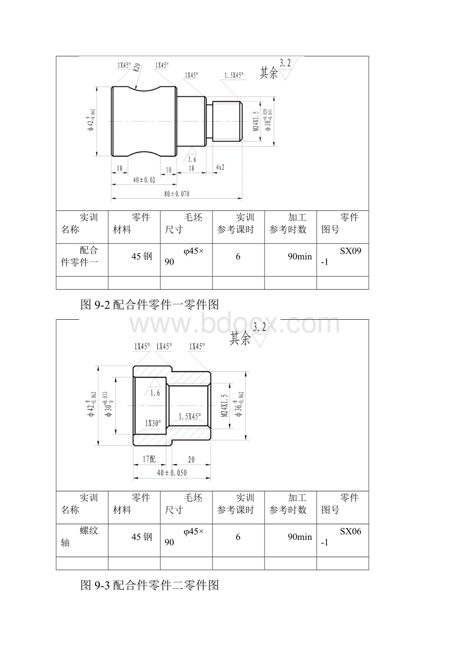 数控轴套配合件加工实训Word文件下载.docx_第2页