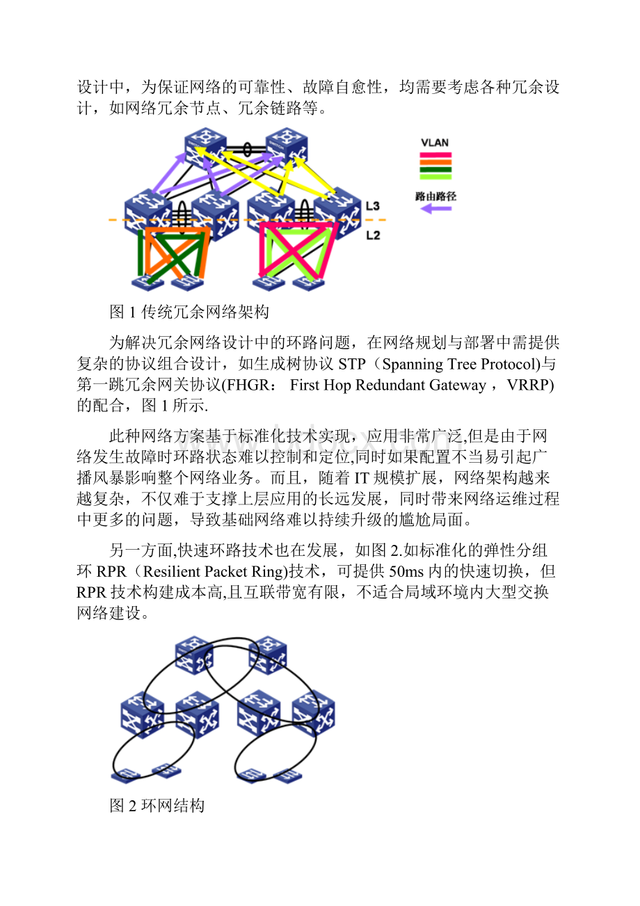 华为交换机虚拟化解决方案Word格式文档下载.docx_第2页