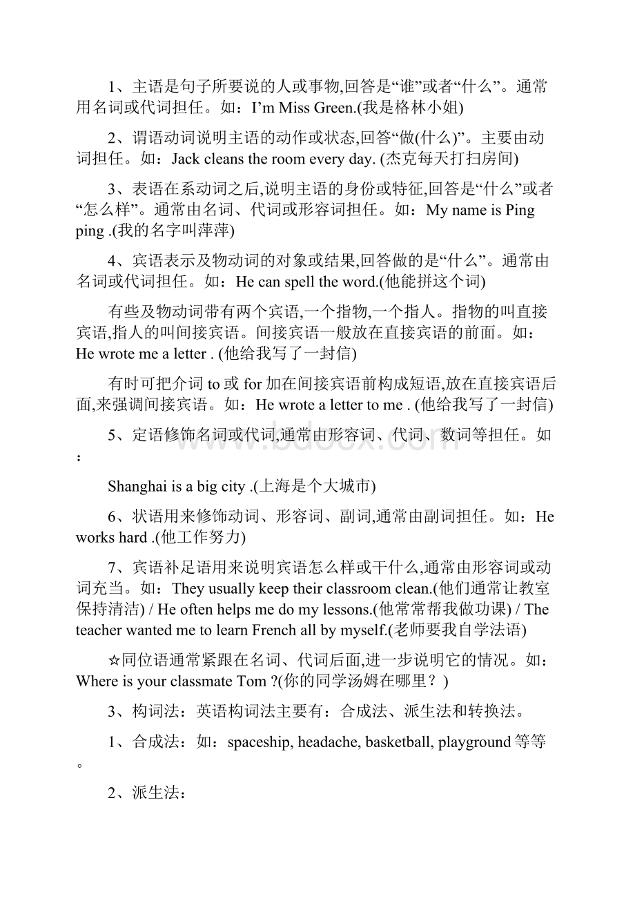 初中英语语法大全知识点总结可打印.docx_第2页