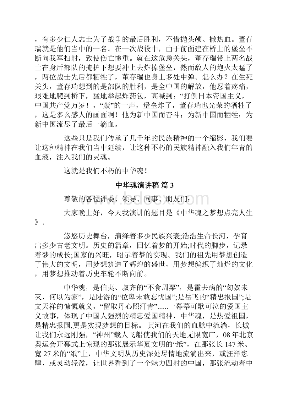 中华魂演讲稿范文八篇.docx_第3页