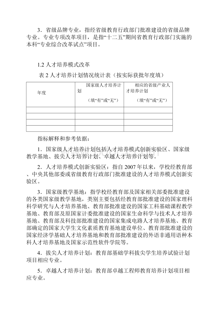 3湖北省普通高等学校本科专业专项评估指标和主.docx_第2页