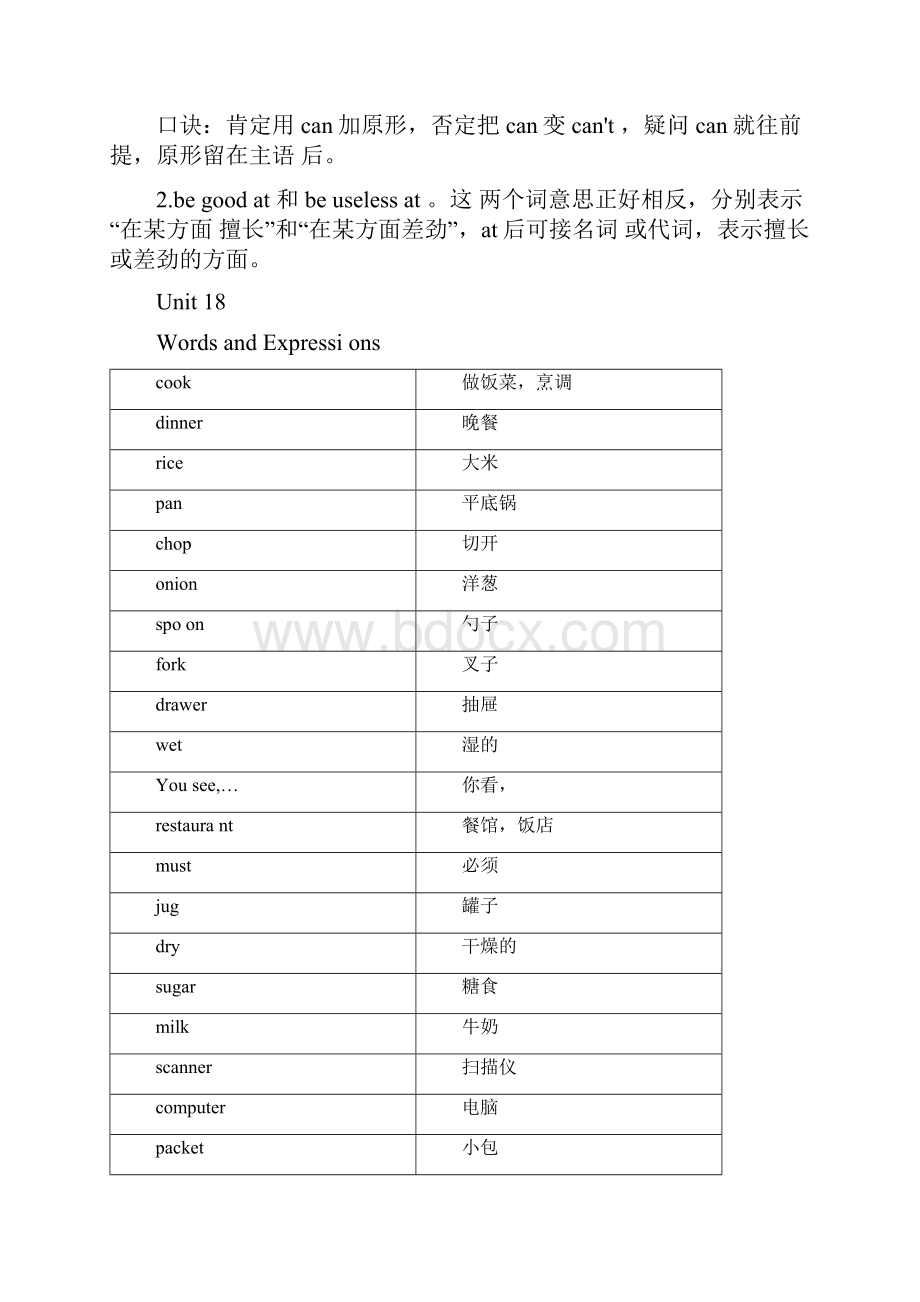 完整版新概念英语青少版1B词汇语法知识要点.docx_第2页