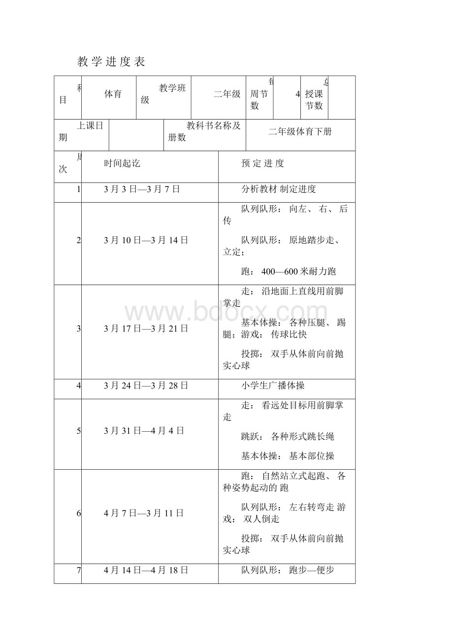 小学二年级体育下册教案.docx_第3页