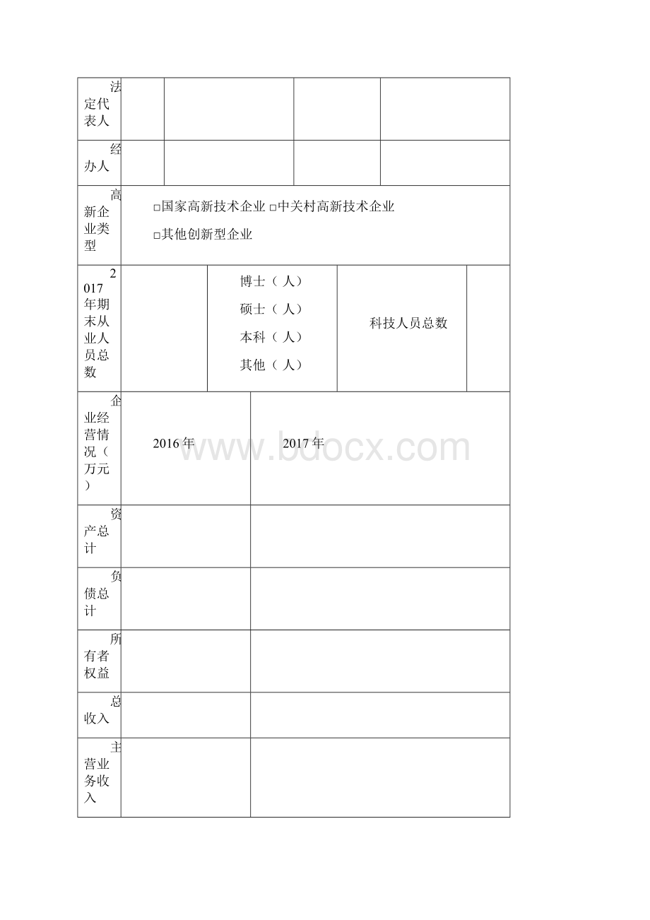 中关村门头沟科技园建设重点室申请表.docx_第3页