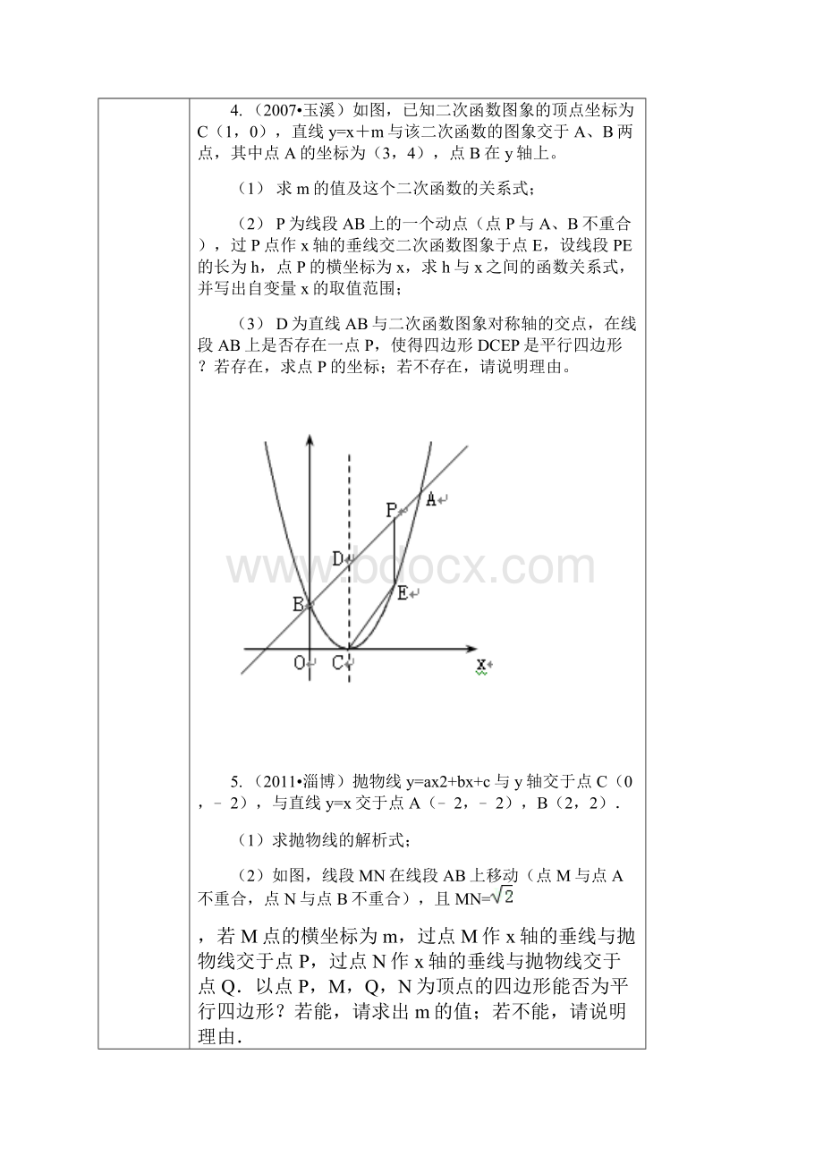 二次函数与平行四边形存在性问题11Word文档下载推荐.docx_第3页