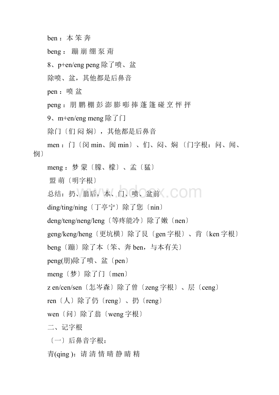 前鼻音后鼻音整理经典.docx_第3页