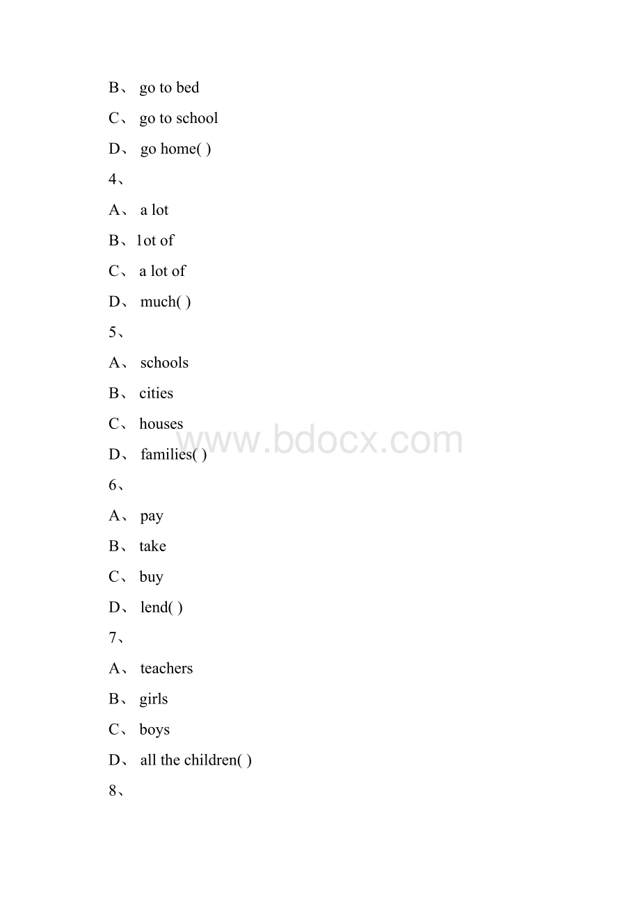 初三英语完形填空和阅读理解专项练习.docx_第2页