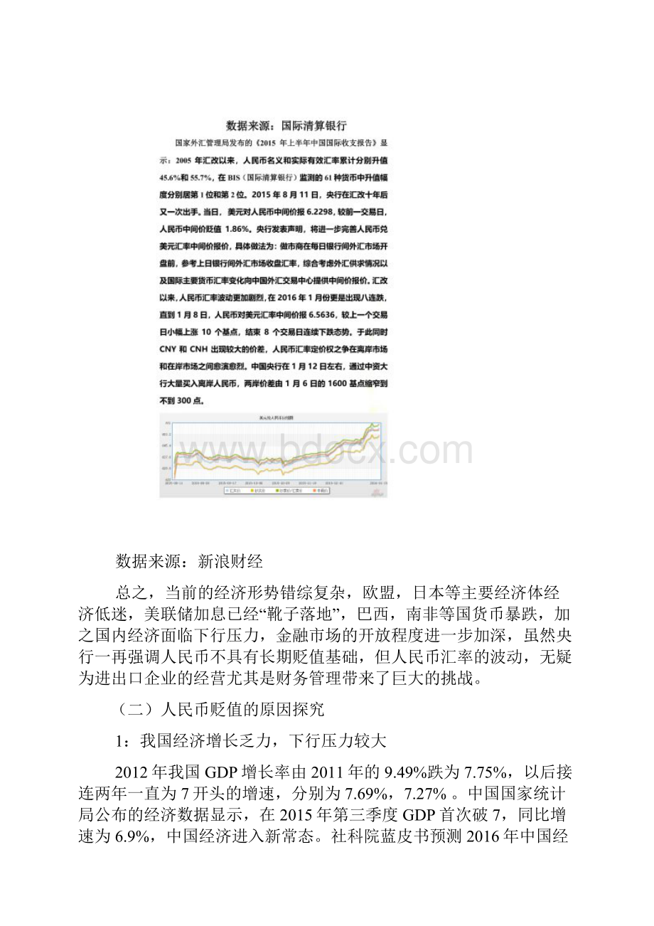 人民币贬值对企业的财务影响及应对策略Word格式文档下载.docx_第2页