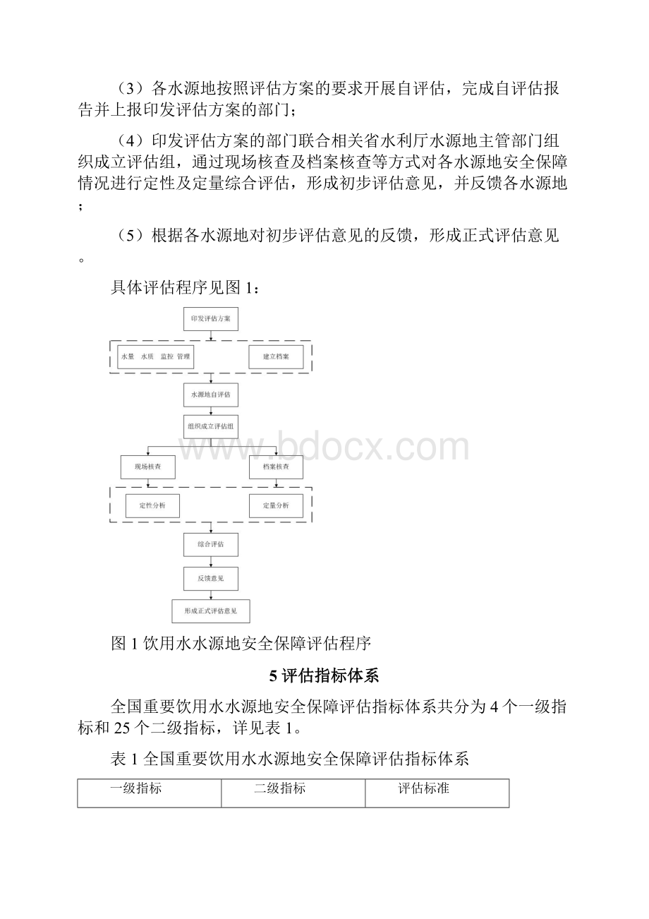 全国重要饮用水水源地安全保障评估指南下发Word文档格式.docx_第3页