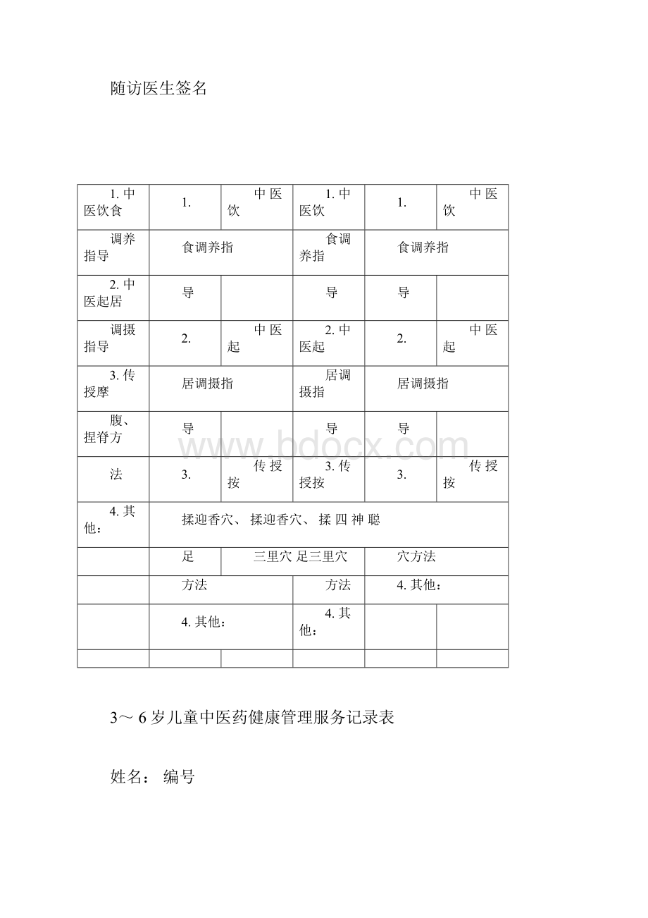 中医健康档案表格docx.docx_第3页