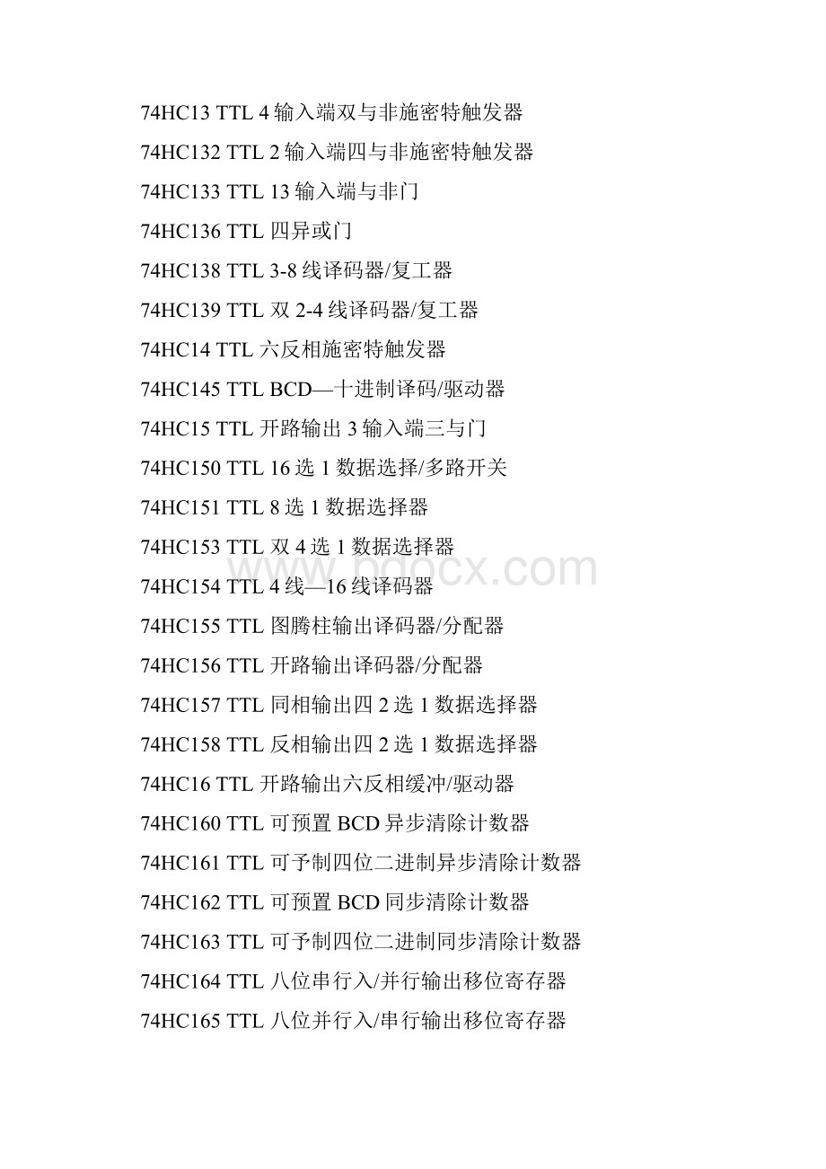 74HC系列通用逻辑电路功能表.docx_第2页