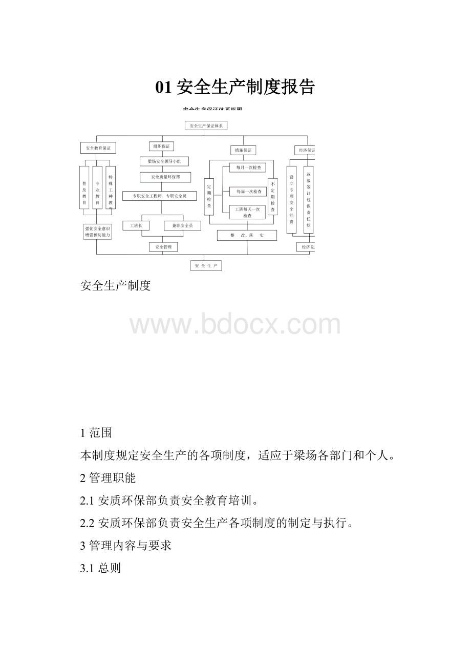 01安全生产制度报告.docx_第1页