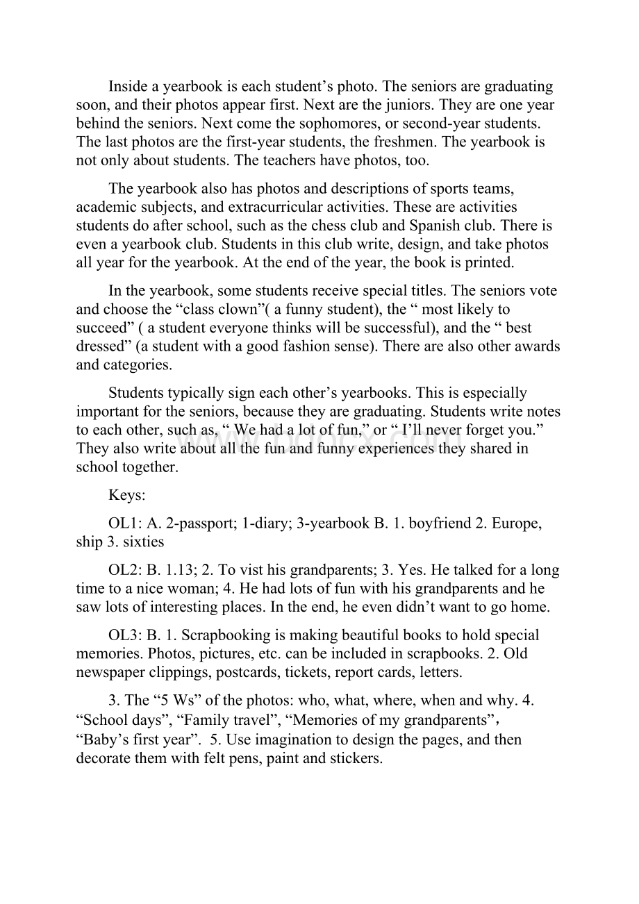 新世纪视听说教程第二册听力原文及答案.docx_第3页