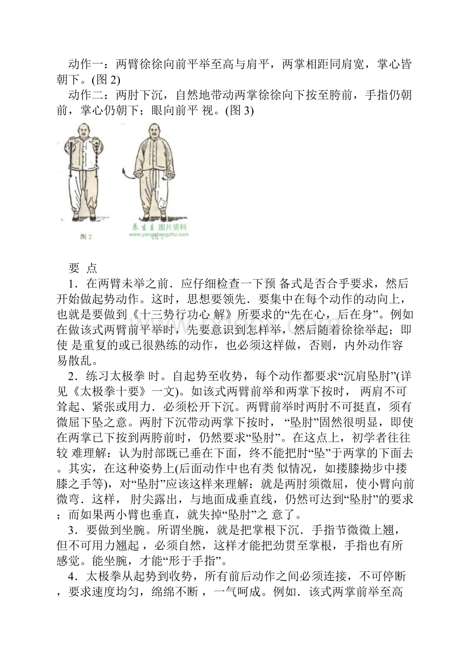 杨式传统太极拳八十五式 太极拳谱图文详解.docx_第3页