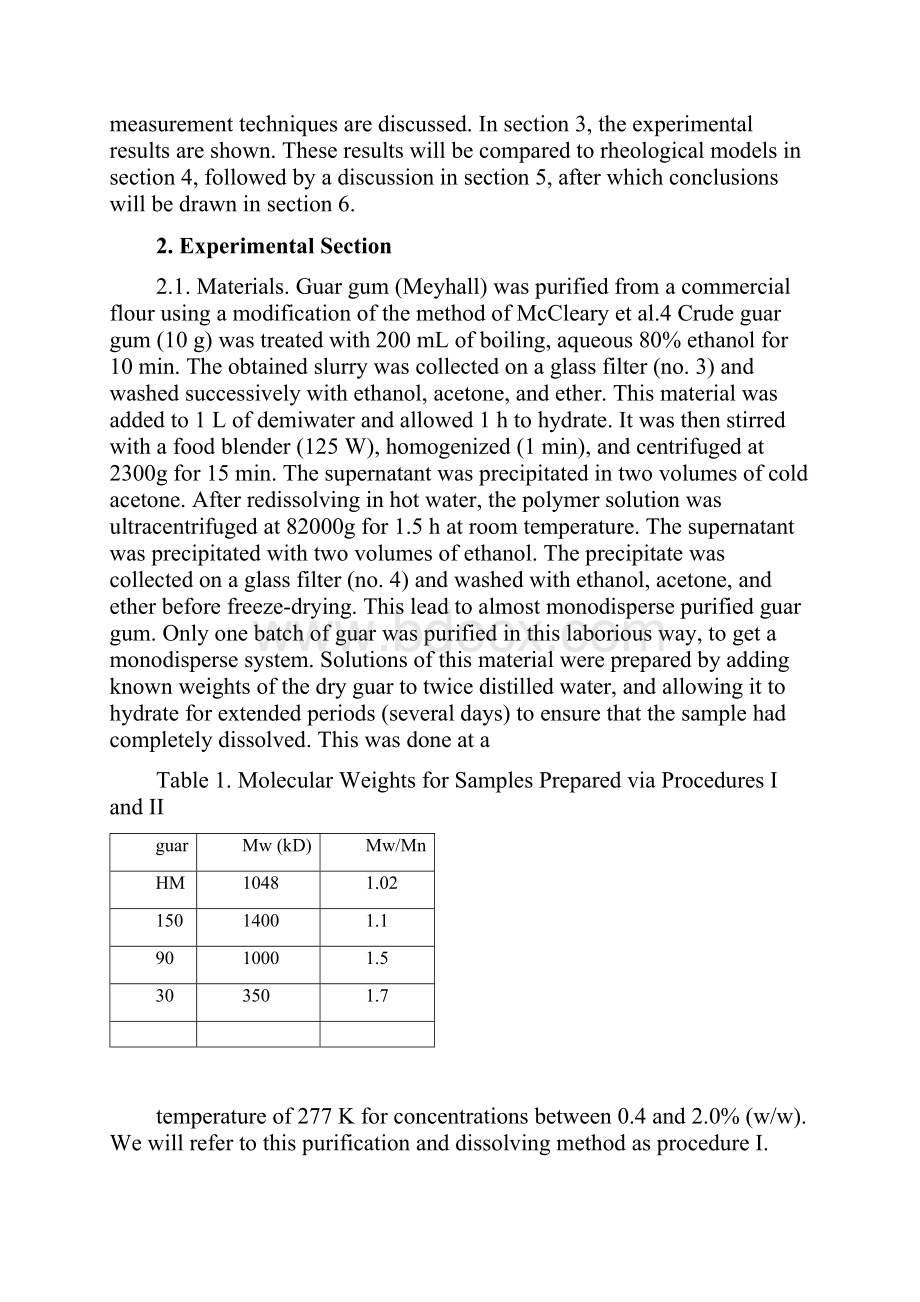 Linear Rheology of Guar Gum Solutions.docx_第3页