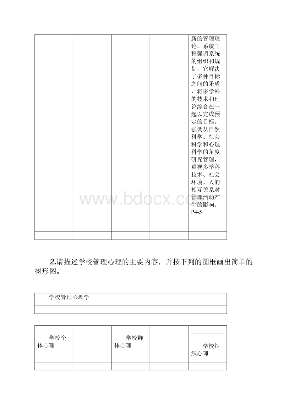 学校管理心理学形成性考核册14全部答案.docx_第3页