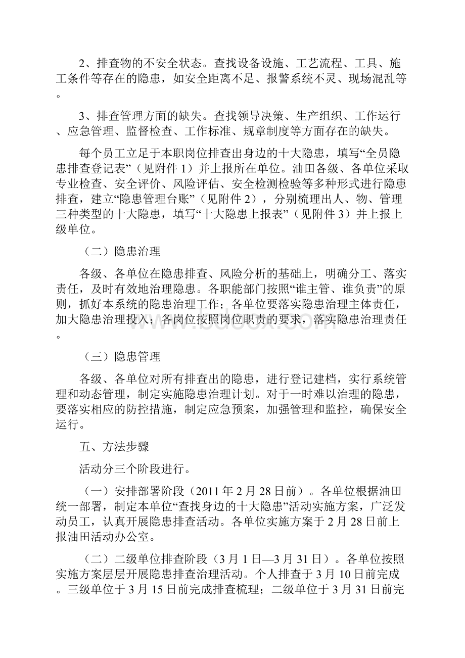 关于开展查找身边十大隐患活动的.docx_第3页