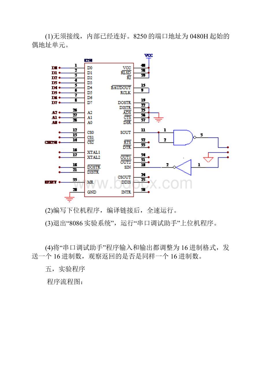 北理工微机原理与接口技术之AD8250实验报告Word文档下载推荐.docx_第2页