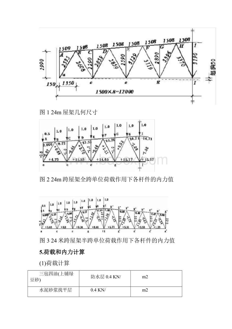 24跨厂房普通钢屋架设计.docx_第3页