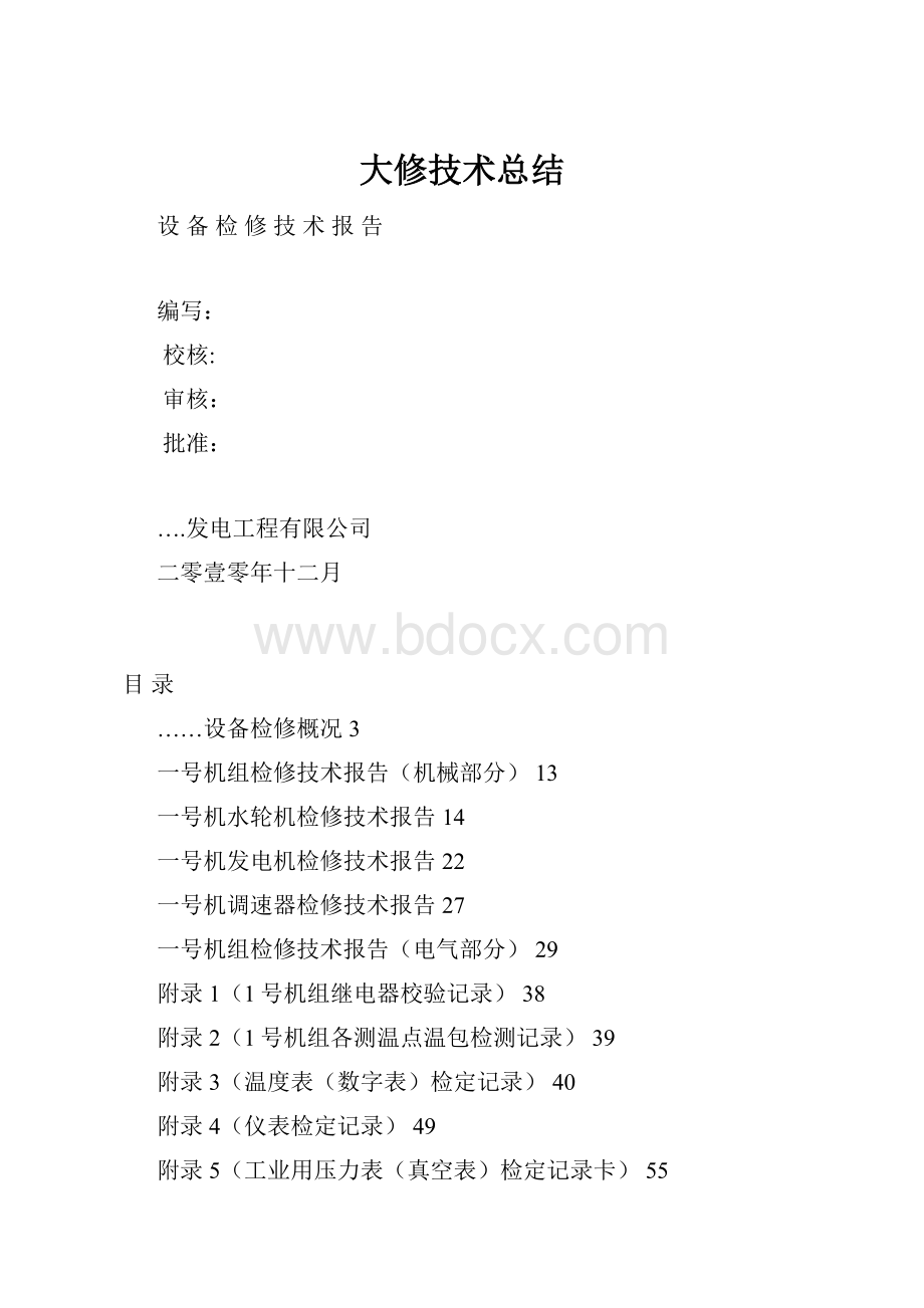 大修技术总结.docx_第1页