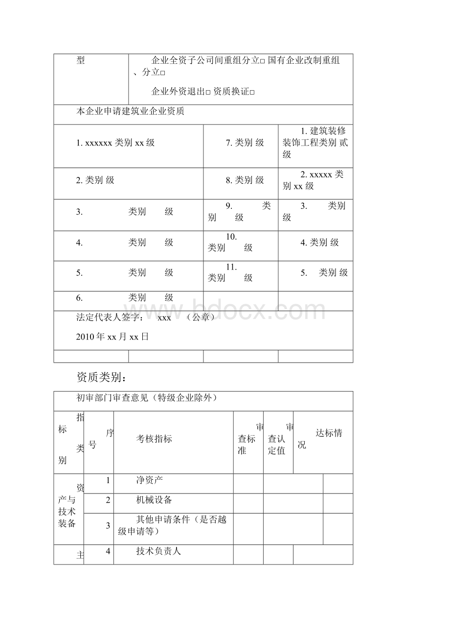 建筑业企业资质申请表样本.docx_第2页