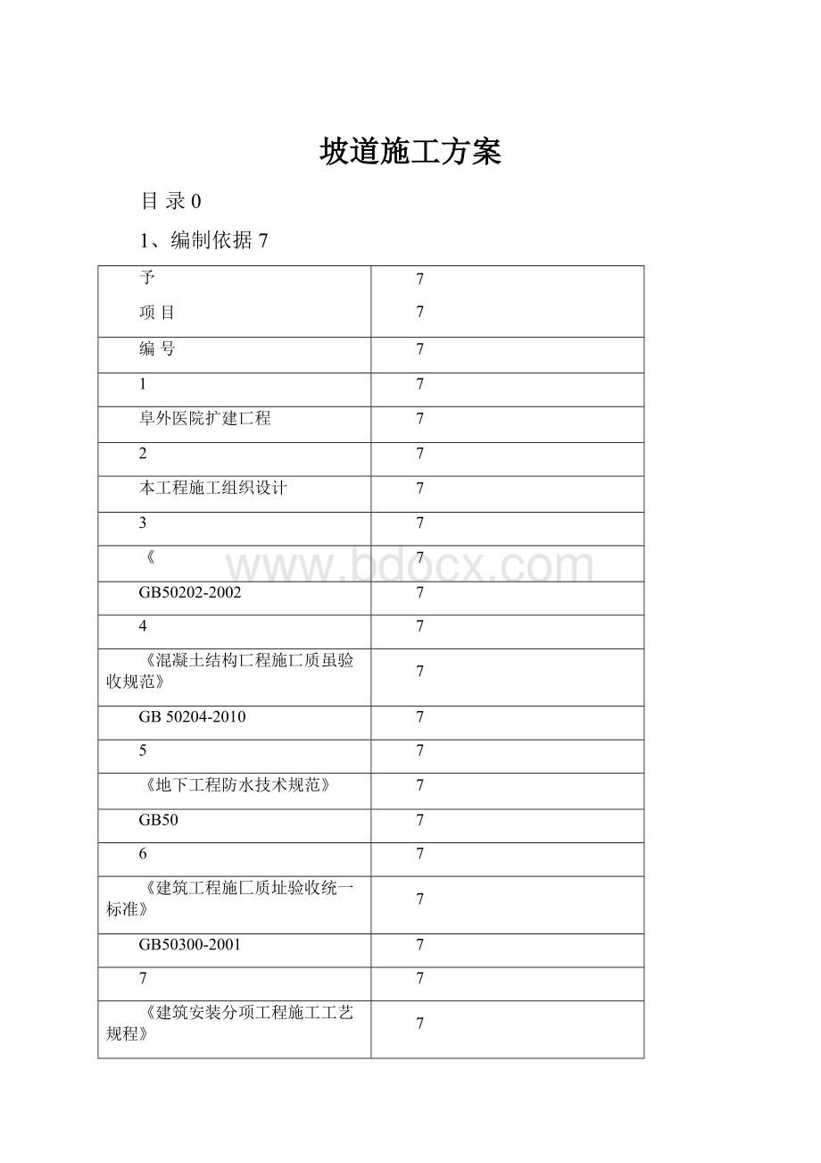 坡道施工方案.docx_第1页