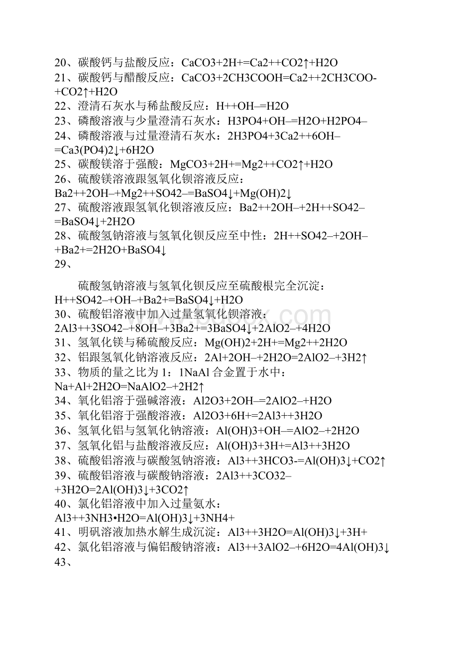 高中化学化学方程式.docx_第2页