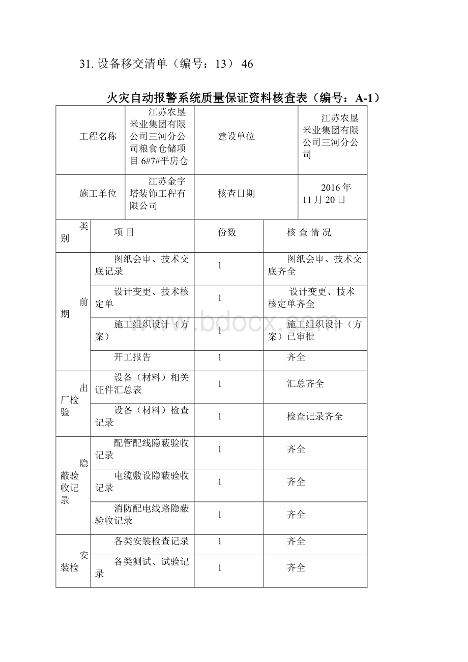 消防内业资料火灾自动报警系统全套施工安装质量资料文档格式.docx_第3页