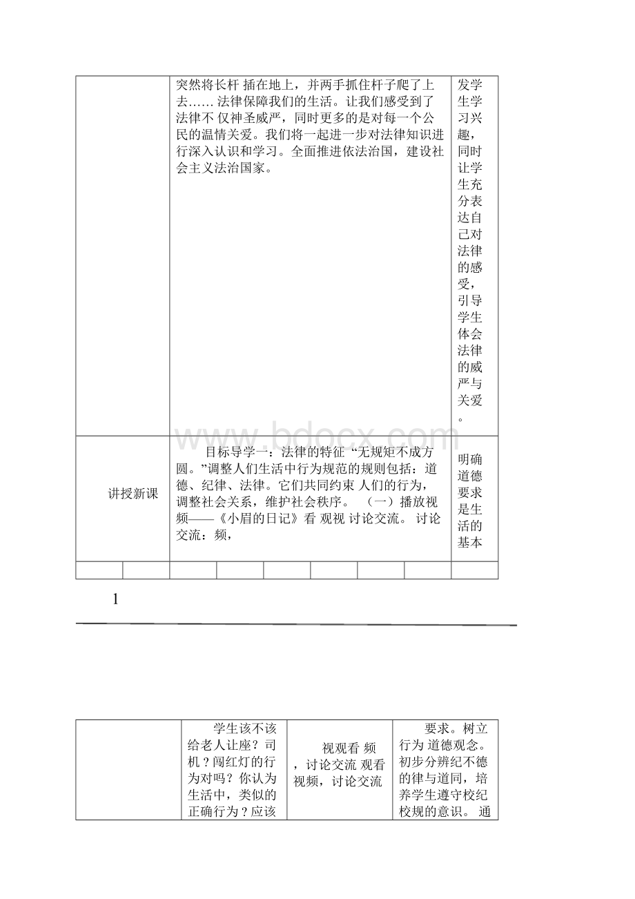 人教版道德与法治七年级下册法律保障生活教学设计.docx_第2页