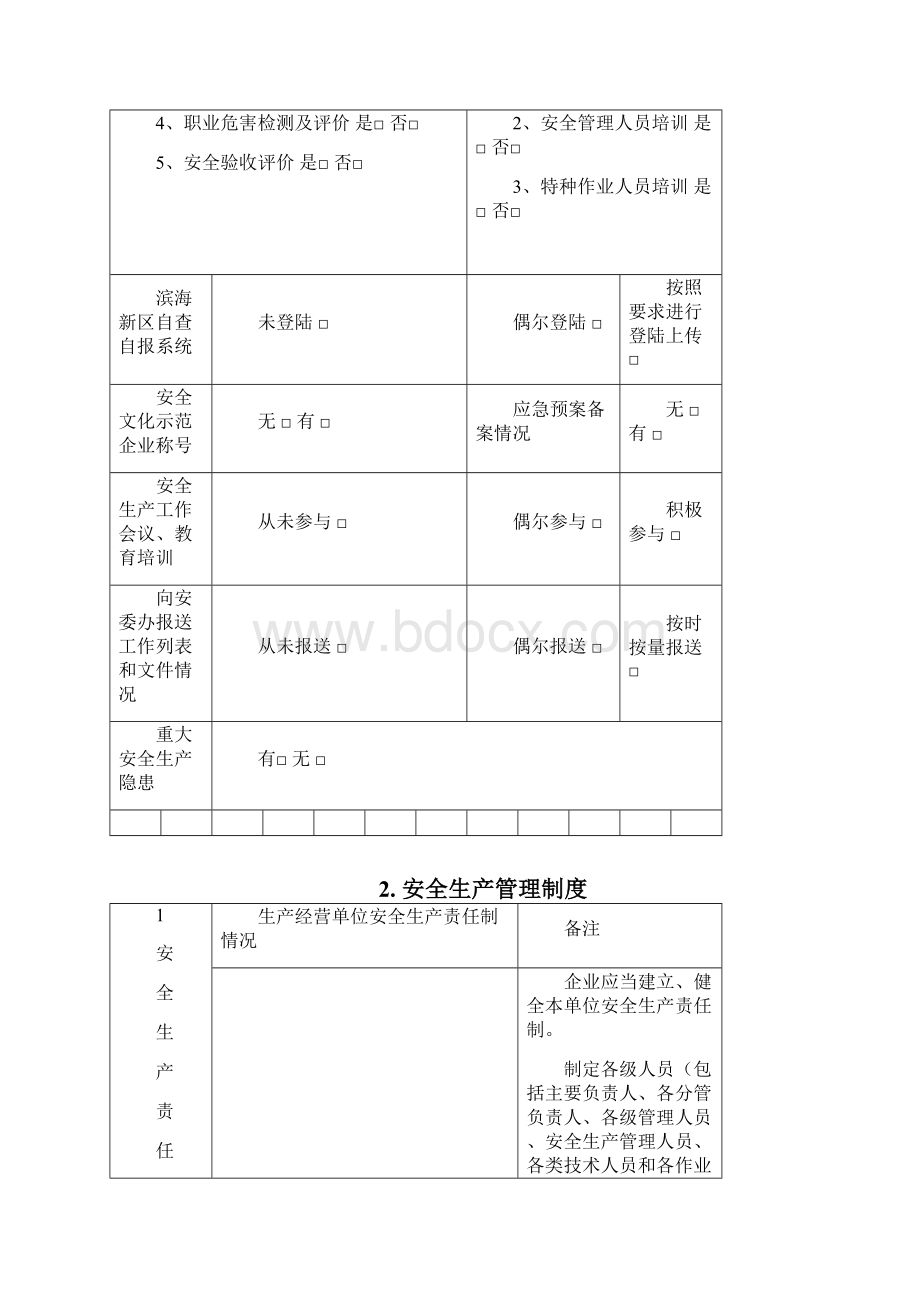 企业安全生产管理基本情况表.docx_第3页