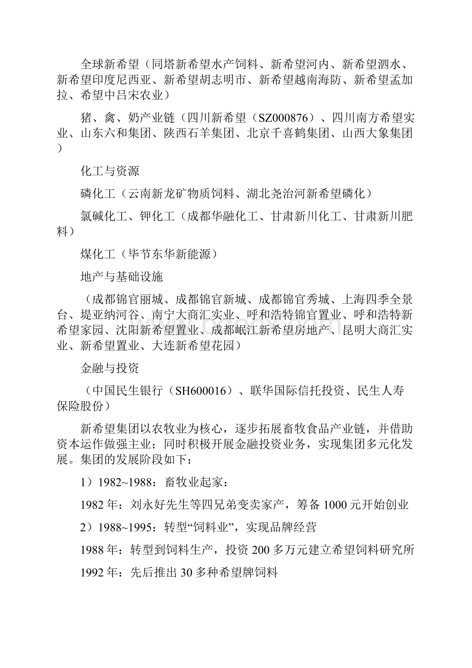 标杆企业研究报告新希望集团剖析.docx_第2页