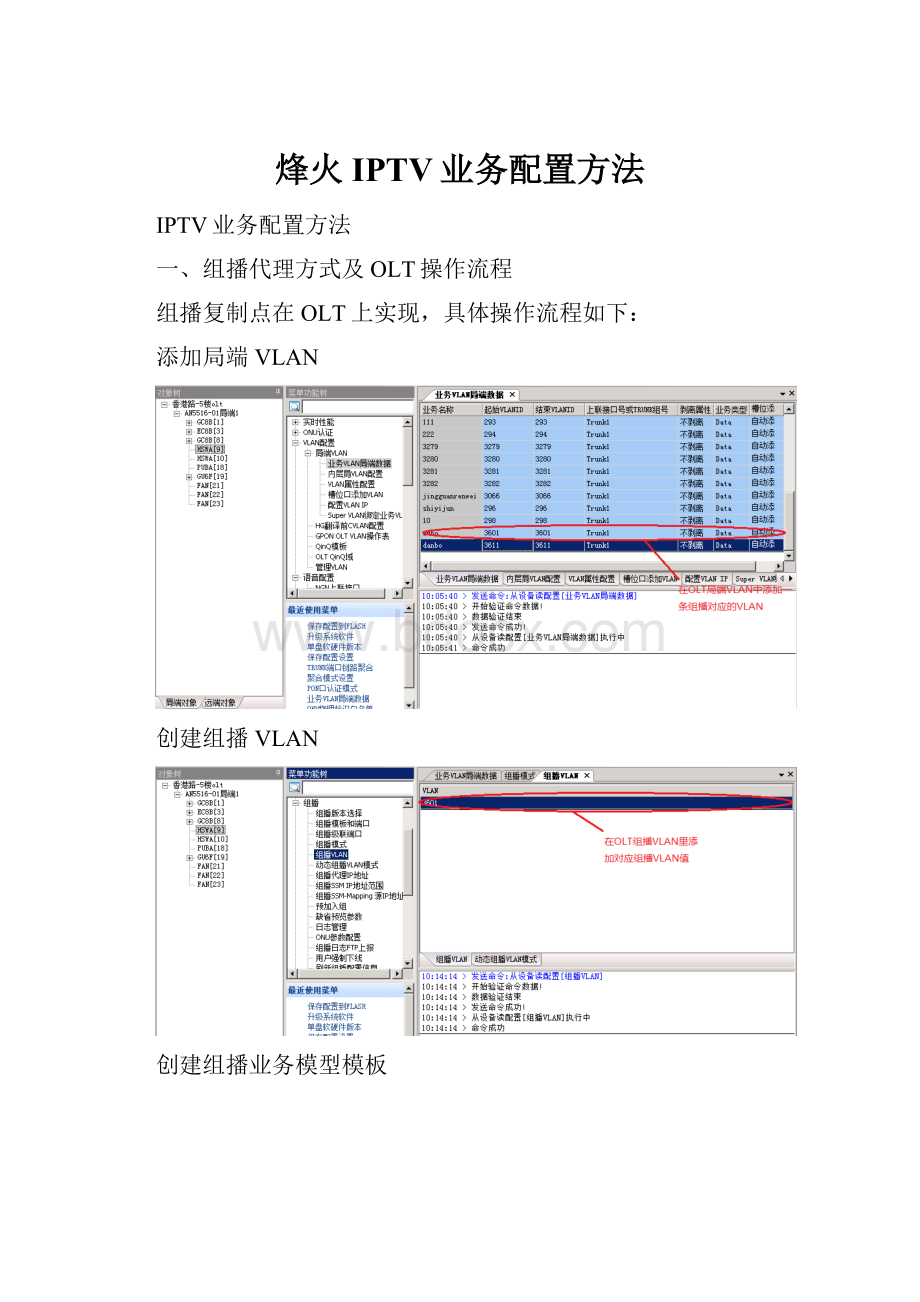 烽火IPTV业务配置方法文档格式.docx