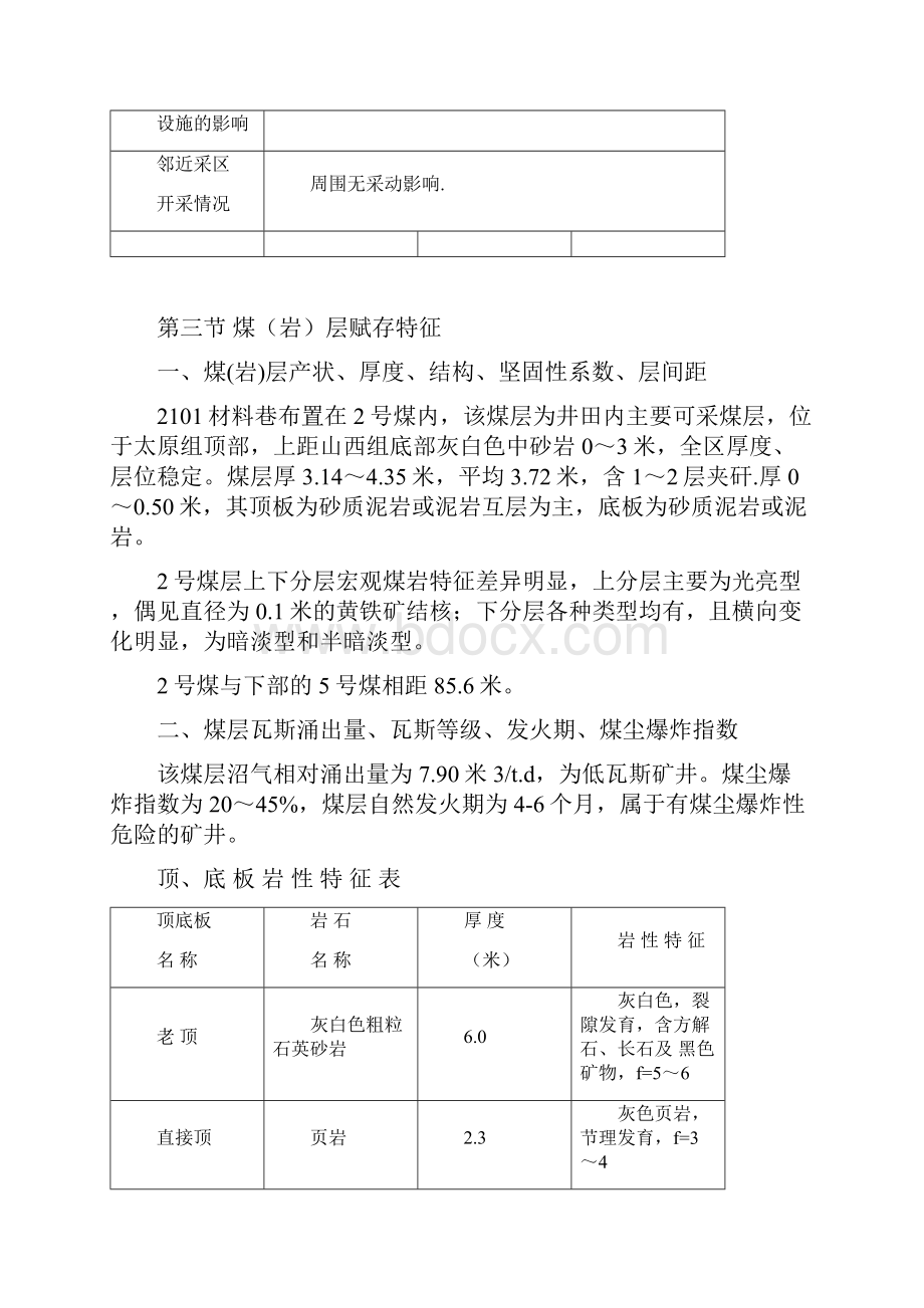 2101工作面材料巷掘进作业规程.docx_第2页