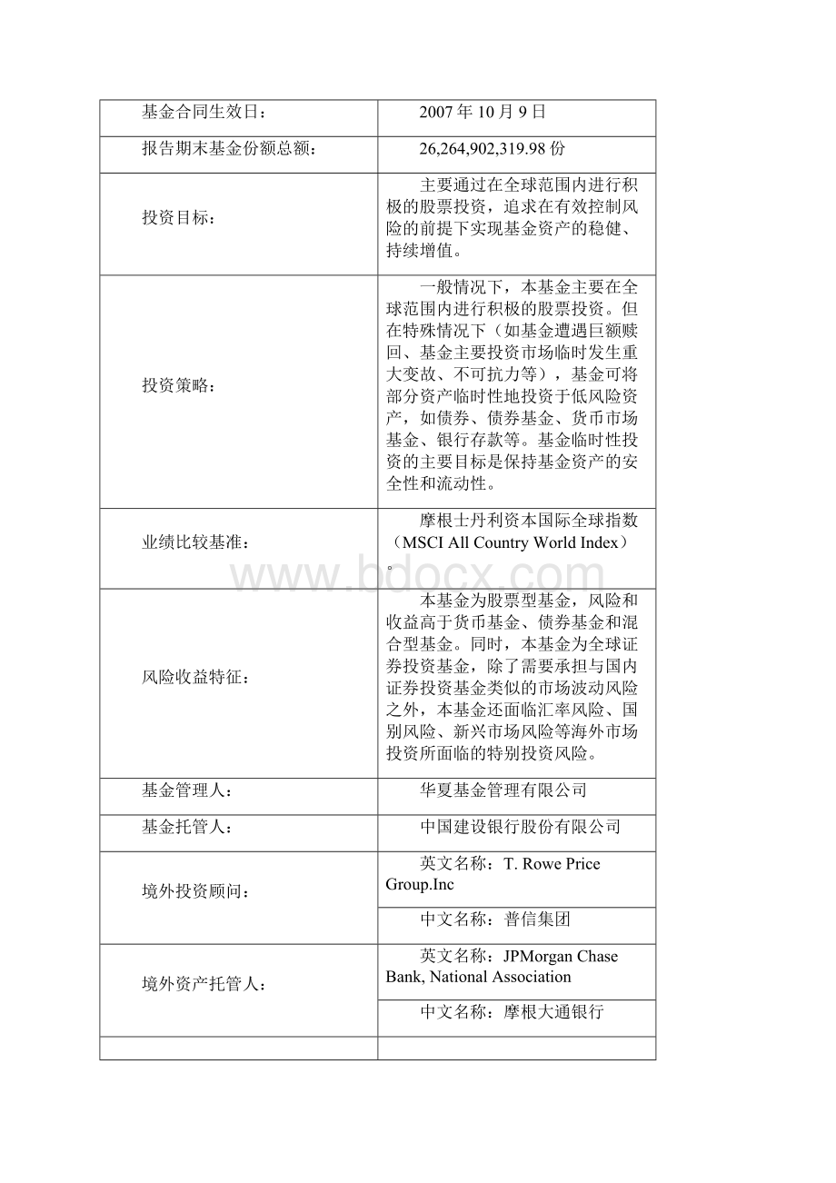 华夏全球股票型证券投资基金第一季度报告word精品文档14页Word格式文档下载.docx_第3页