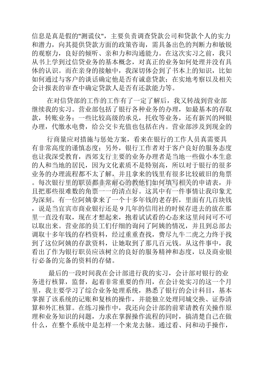 银行信贷实习工作总结Word下载.docx_第2页