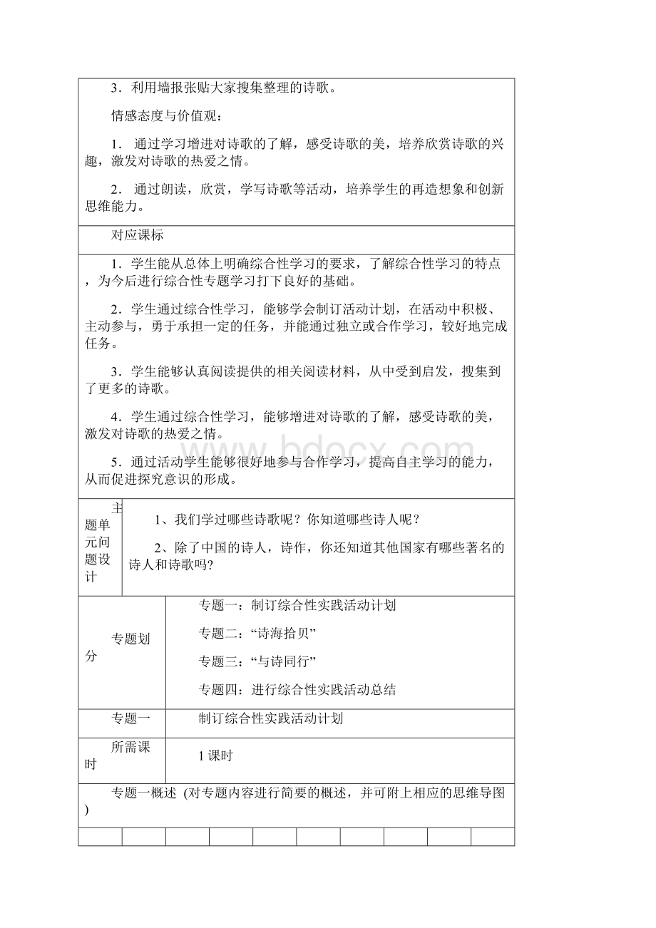 胡海勇主题单元设计《轻叩诗歌的大门》.docx_第3页