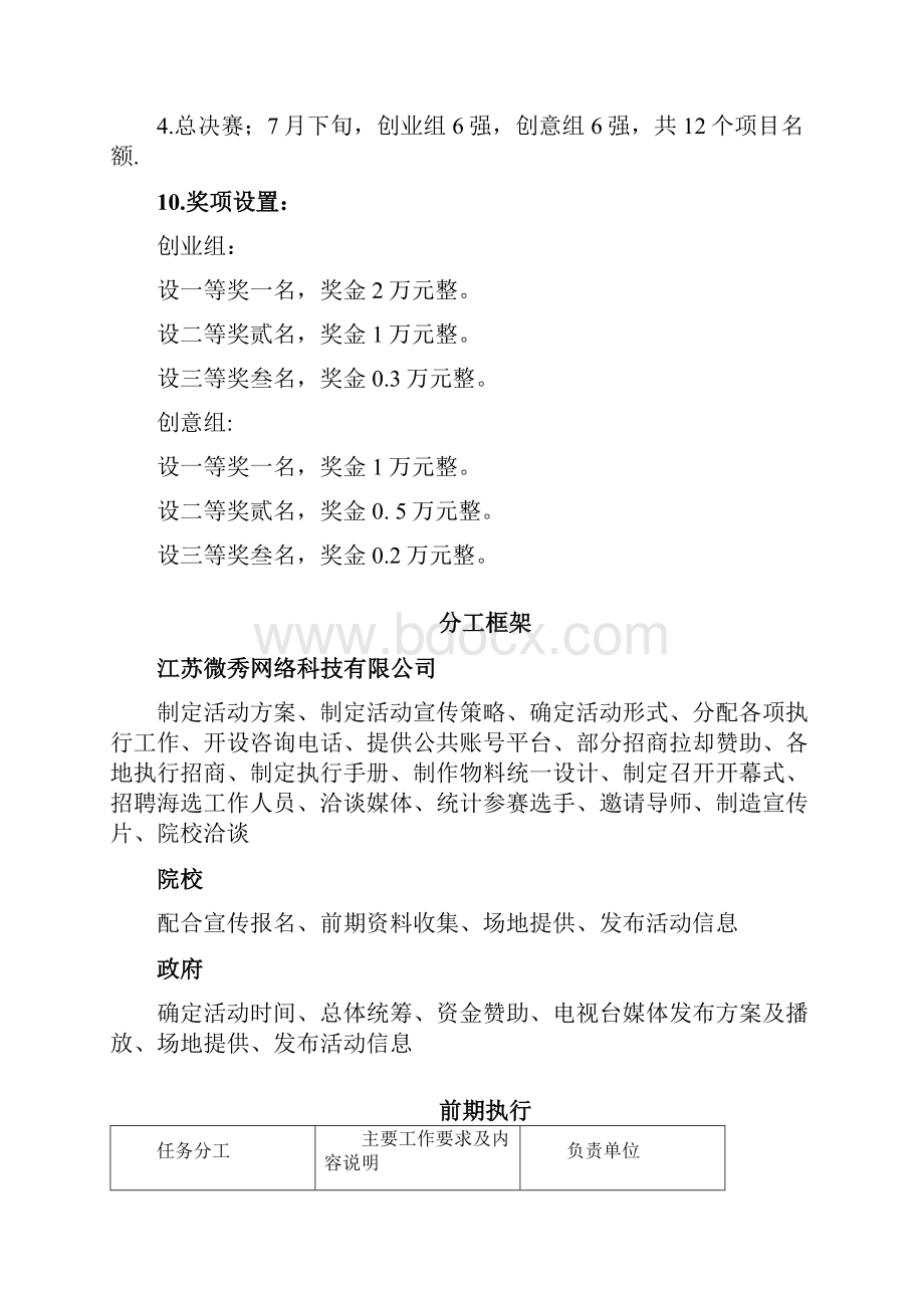 创青春创新创业大赛执行方案模板范本.docx_第3页