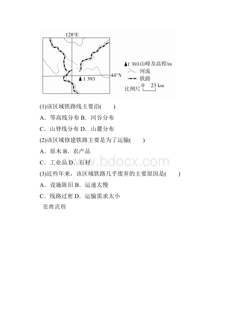 全国通用版高考地理二轮复习专题提分教程专题十一区际联系练习.docx_第2页