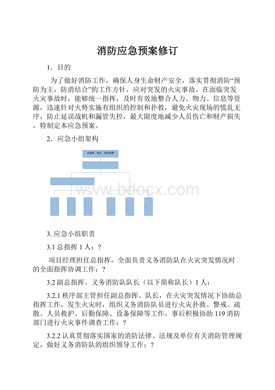 消防应急预案修订.docx_第1页