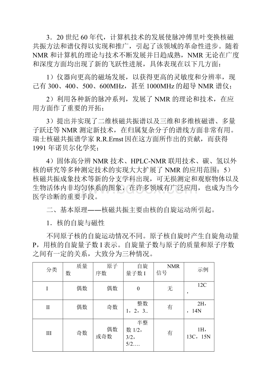 核磁共振氢谱 PMR或1HNMR文档格式.docx_第2页