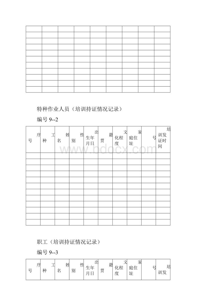 煤矿安全管理记录台账大全一Word格式.docx_第2页