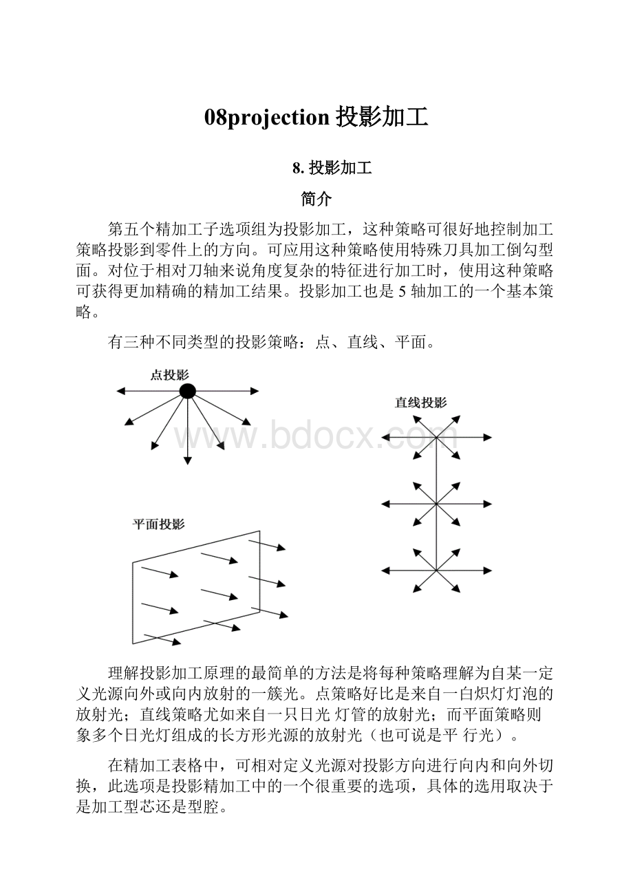08projection投影加工.docx