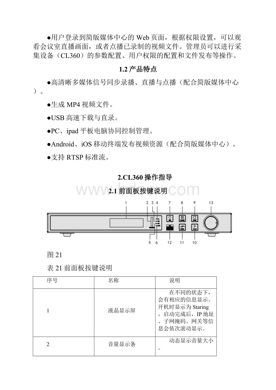 白牌会议一体机CL360用户手册V140828Word下载.docx_第3页