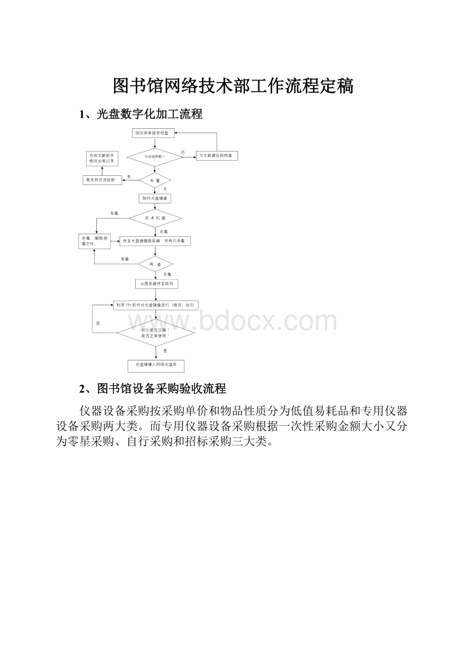 图书馆网络技术部工作流程定稿.docx_第1页