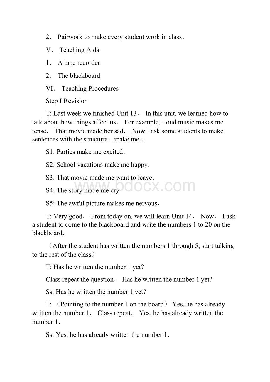 九年级英语下册unit 14英文教案Word文件下载.docx_第2页