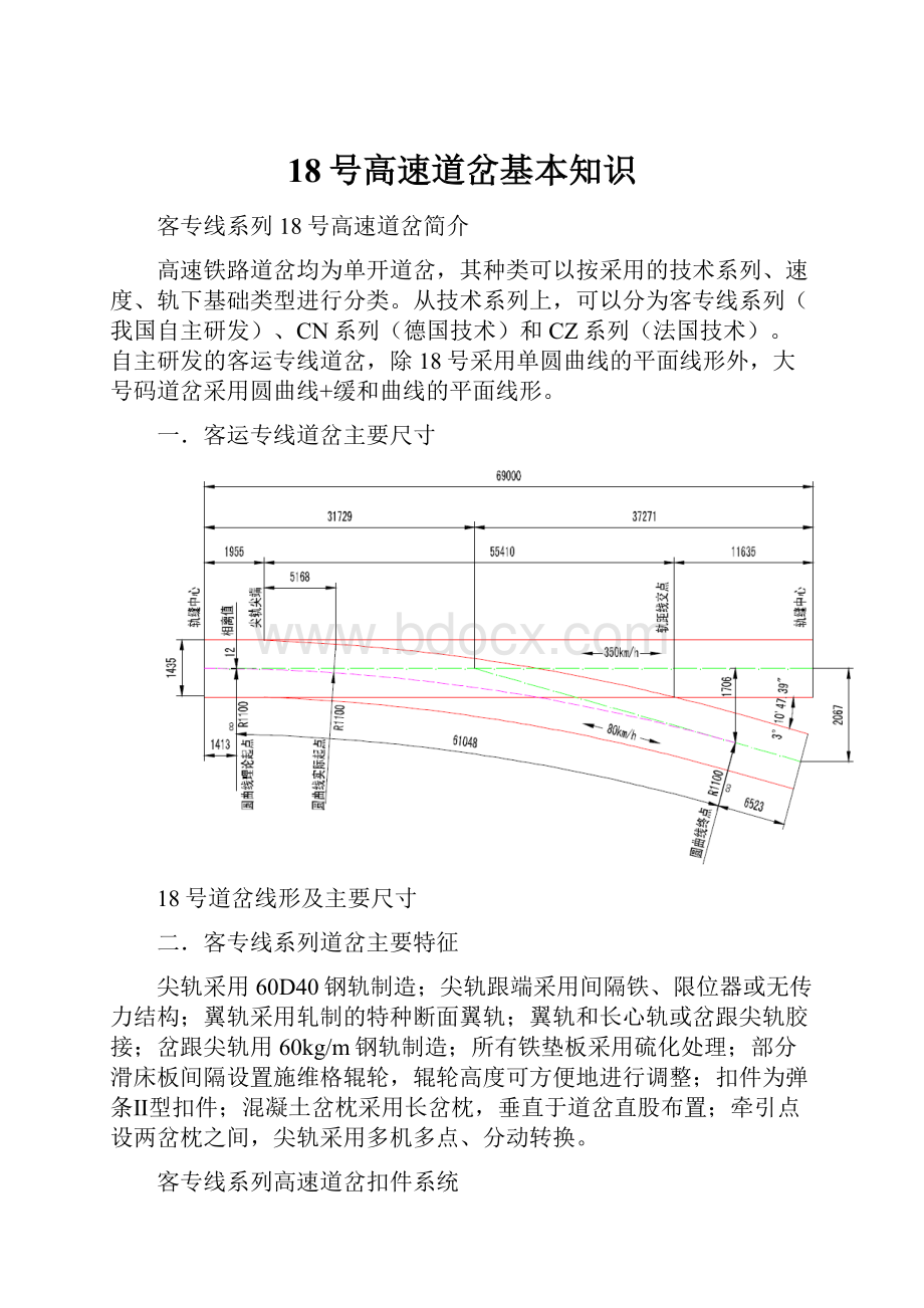 18号高速道岔基本知识.docx_第1页