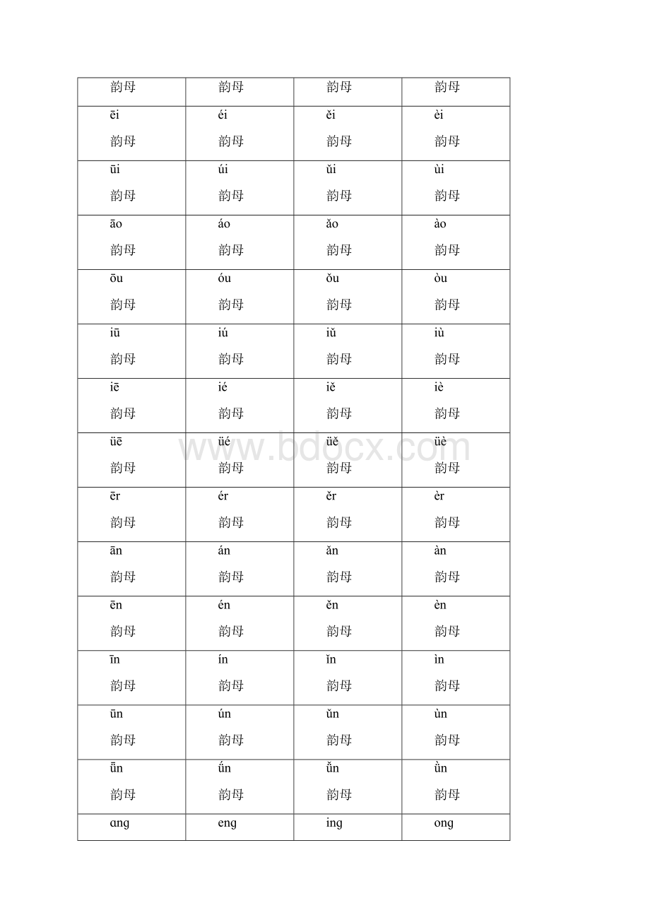 一年级拼音卡片A4版本.docx_第2页