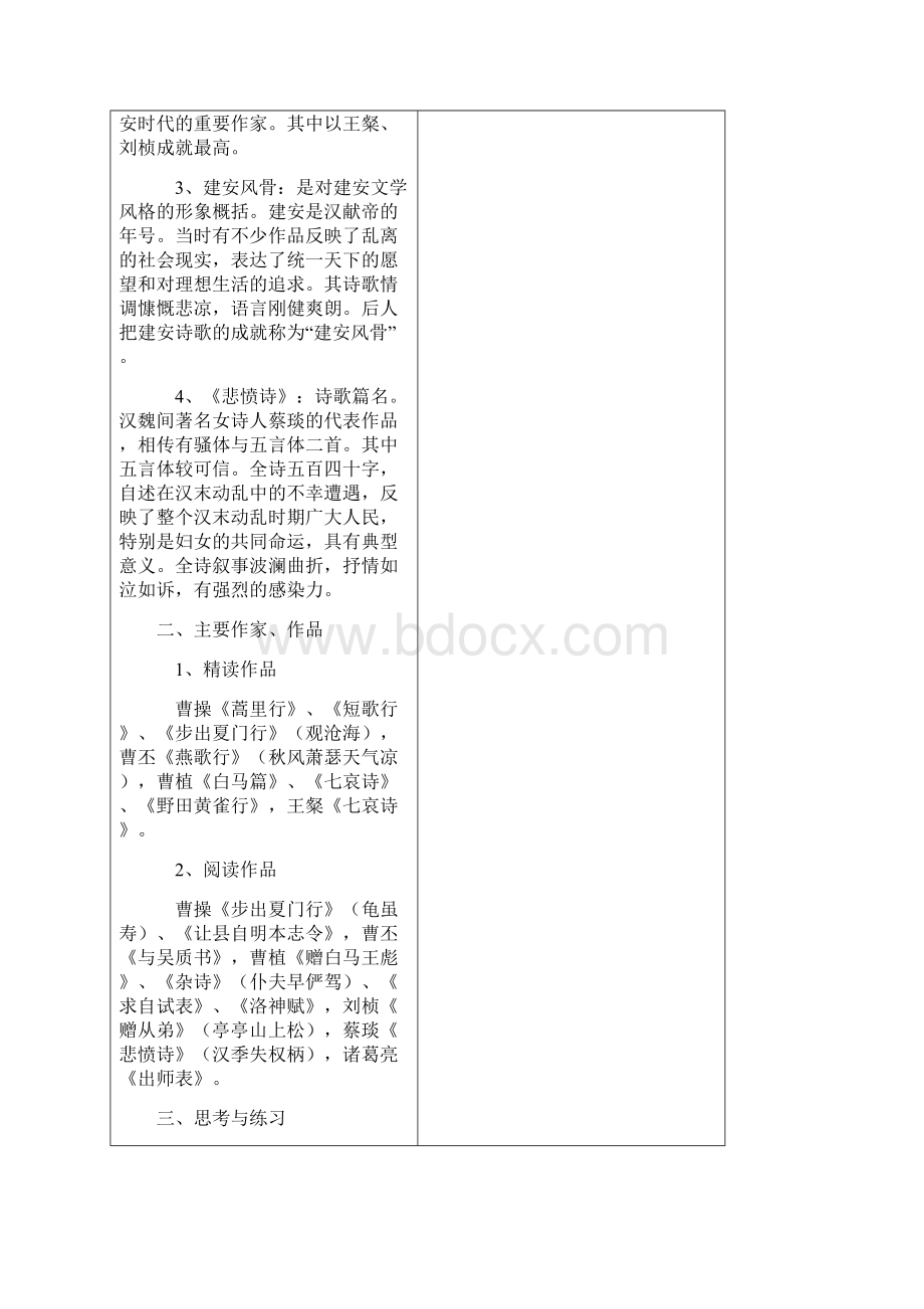 课外练习 第三编 魏晋南北朝文学Word格式.docx_第2页